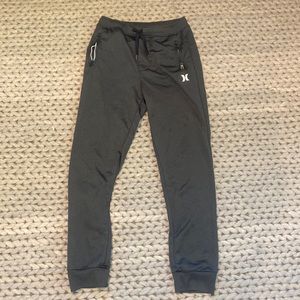 Youth dark gray Hurley sweatpants/joggers